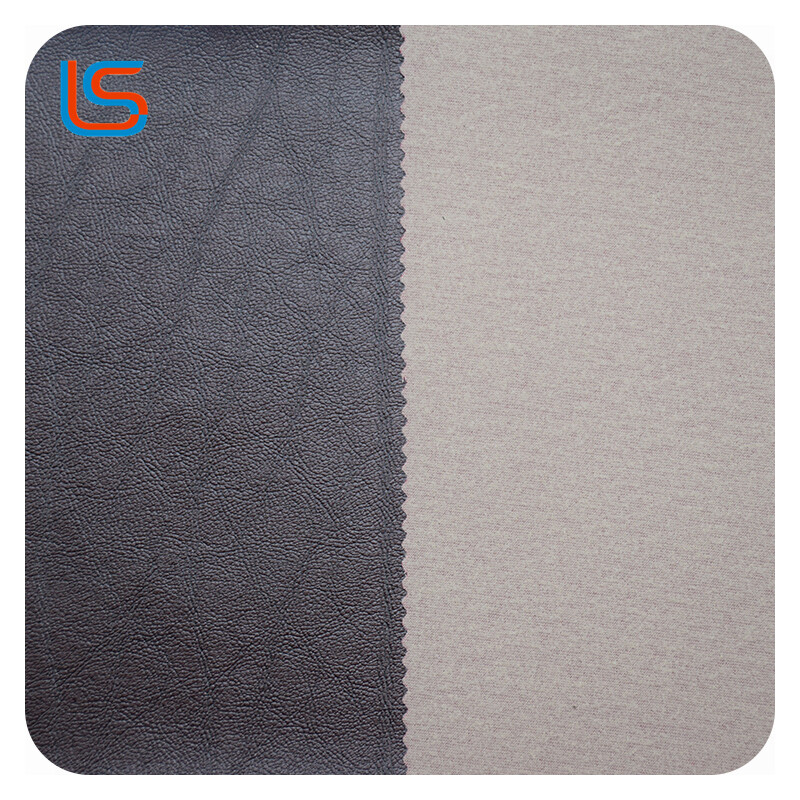 HC#O Aged Surface Decorative Artificial Leather Soft Packing Sofa Fleece Backing Retro Charm