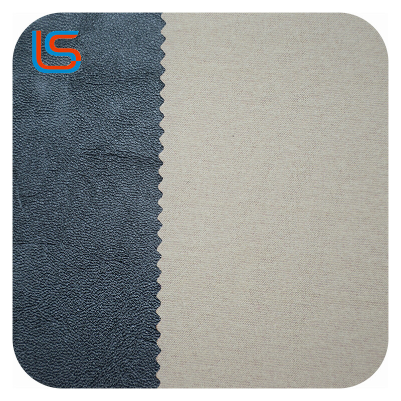 HC#R Aged Effect Decorative Artificial Leather Sofa Soft Panel Fleece Base Retro Texture