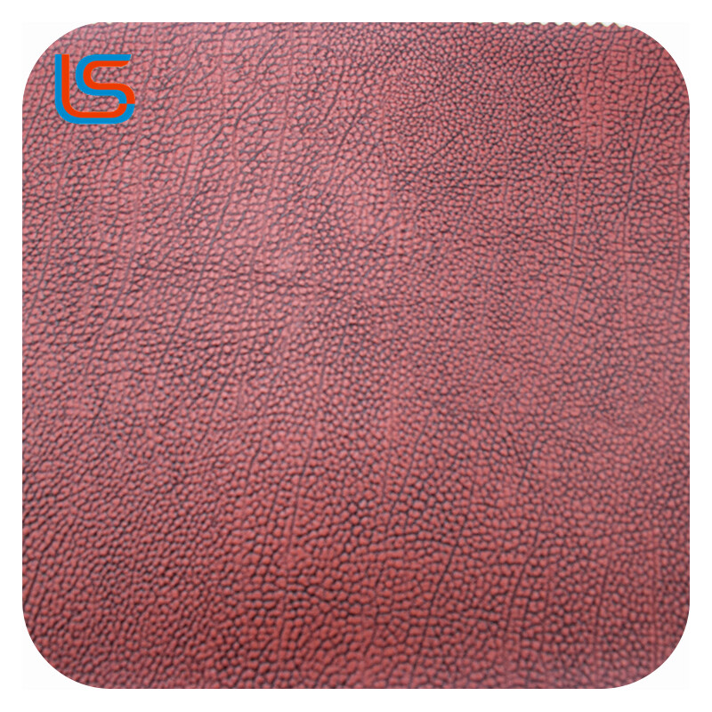 HC#S Distressed Surface Decorative Leather Sofa Soft Packing Fleece Backing Vintage Style Durable