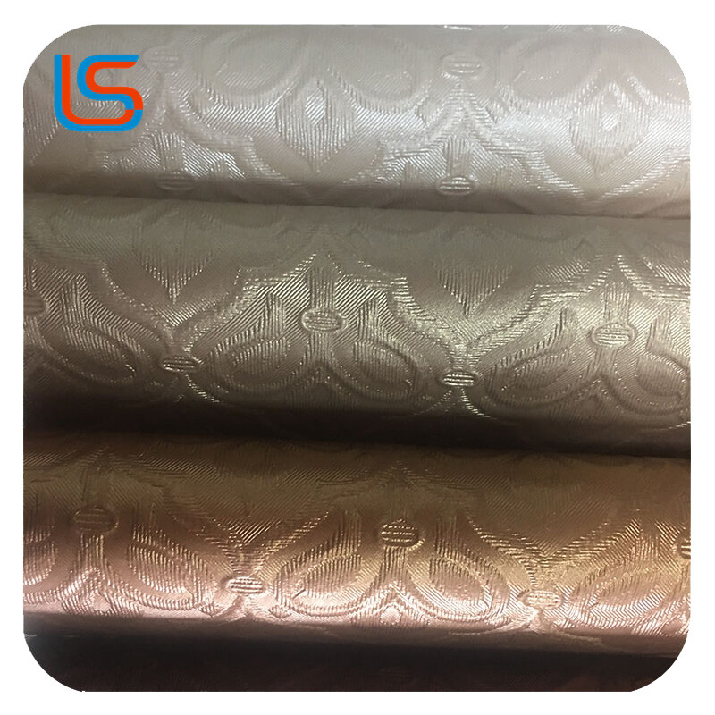 Lee#jml221-222-Opulent Pearlized Leather in Beige & Gold – Plush Decorative Fabric for Luxury Interiors
