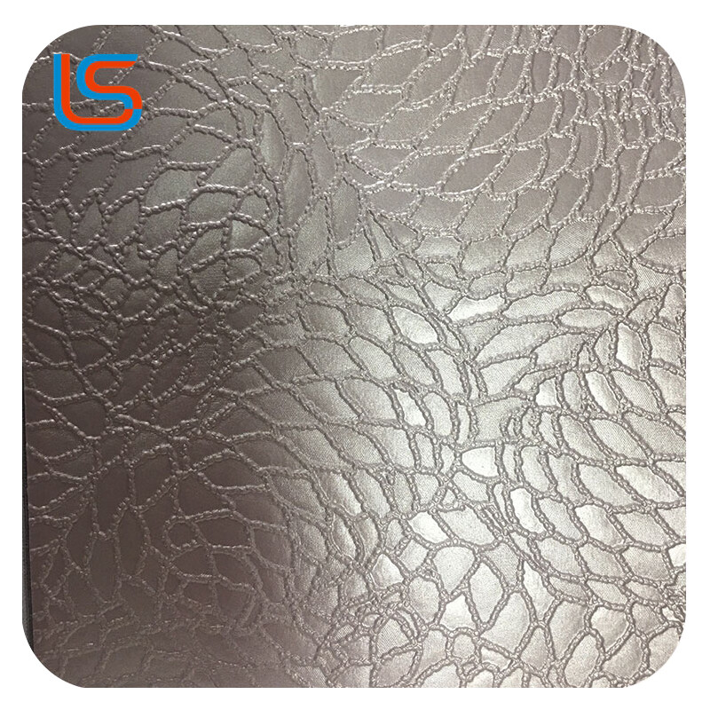 Lee#jml226-Luxury Soft Upholstery Leather – Pearl Beige & Golden Shimmer Decorative Fabric