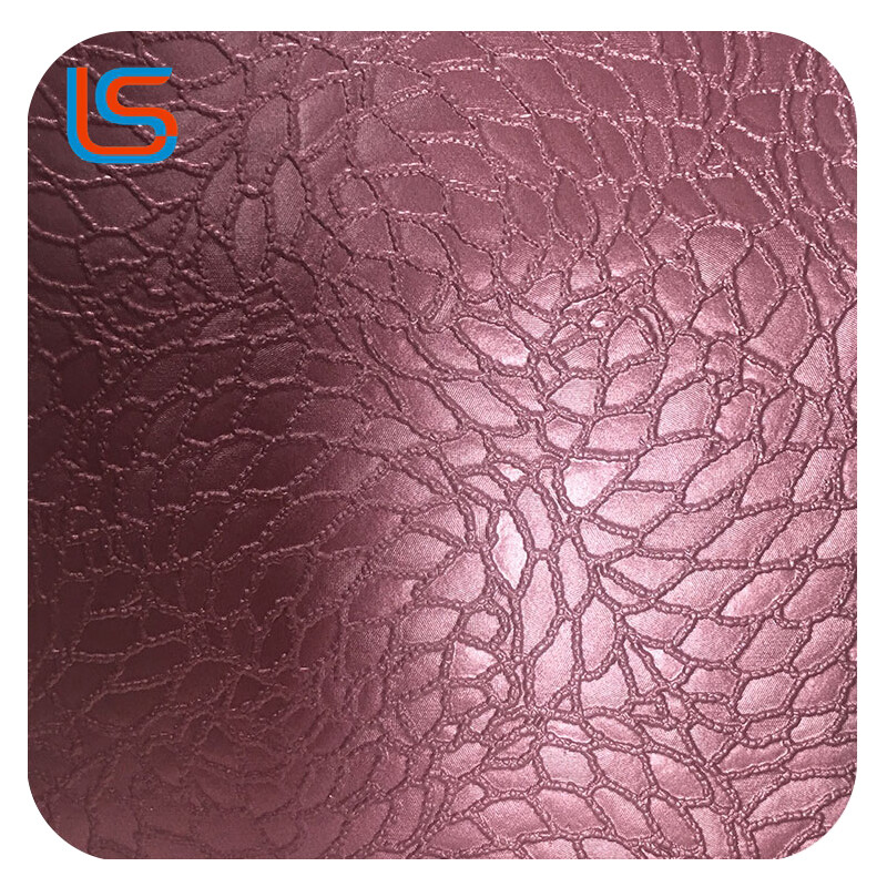 Lee#jml226-Luxury Soft Upholstery Leather – Pearl Beige & Golden Shimmer Decorative Fabric