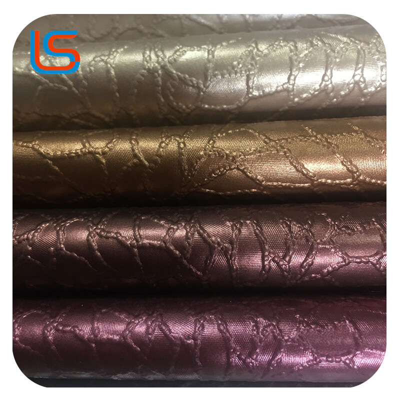 Lee#jml226-Luxury Soft Upholstery Leather – Pearl Beige & Golden Shimmer Decorative Fabric