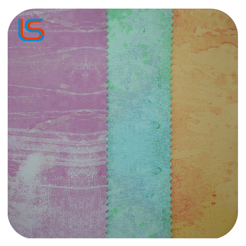 HC#transfer film003 PVC Faux Leather with Transfer Film - Diverse Designs, Tailorable for Tarp & Bag Leather