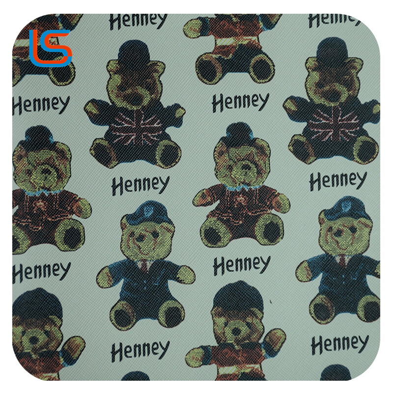 HC#transfer film003 PVC Faux Leather with Transfer Film - Diverse Designs, Tailorable for Tarp & Bag Leather