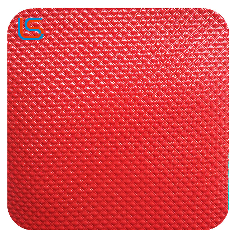 HD#8036 High-Gloss PVC Artificial Leather - Vibrant Colors, High-Visibility Shine