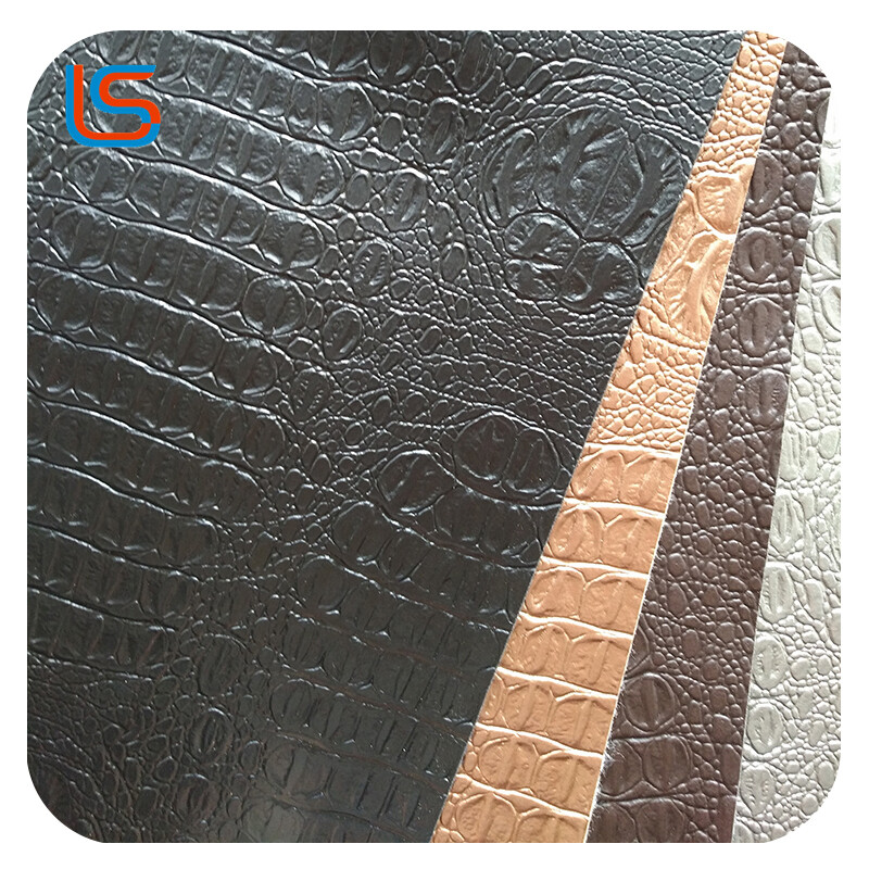 HD#DK005 Premium PVC Faux Leather for Decoration & Bags - Crocodile Pattern, Luxurious & Durable