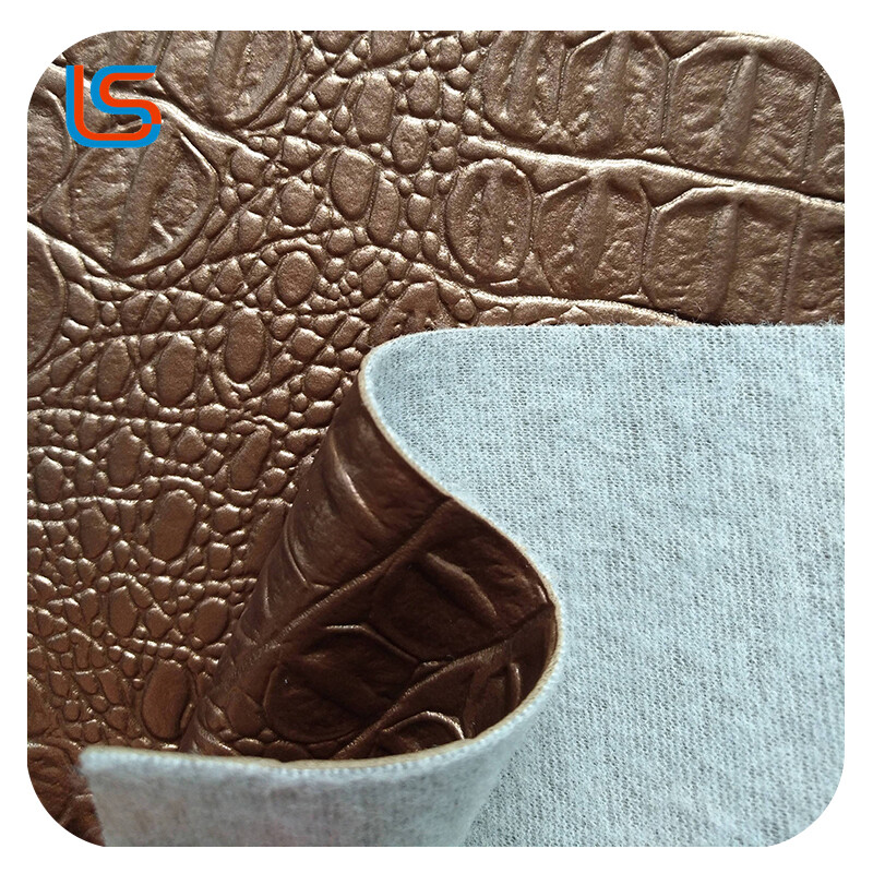 HD#DK005 Premium PVC Faux Leather for Decoration & Bags - Crocodile Pattern, Luxurious & Durable