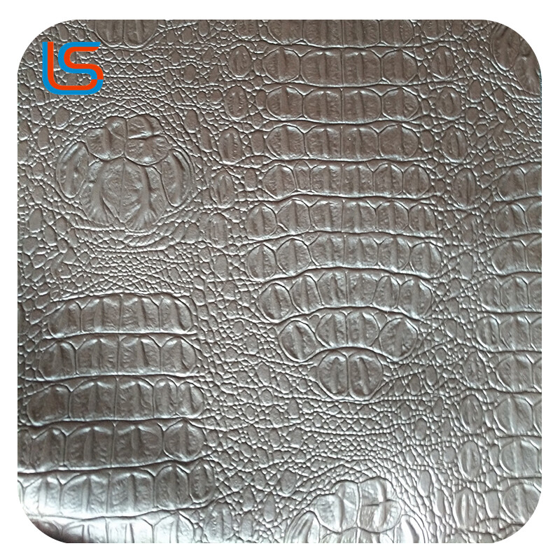 HD#DK005 Premium PVC Faux Leather for Decoration & Bags - Crocodile Pattern, Luxurious & Durable