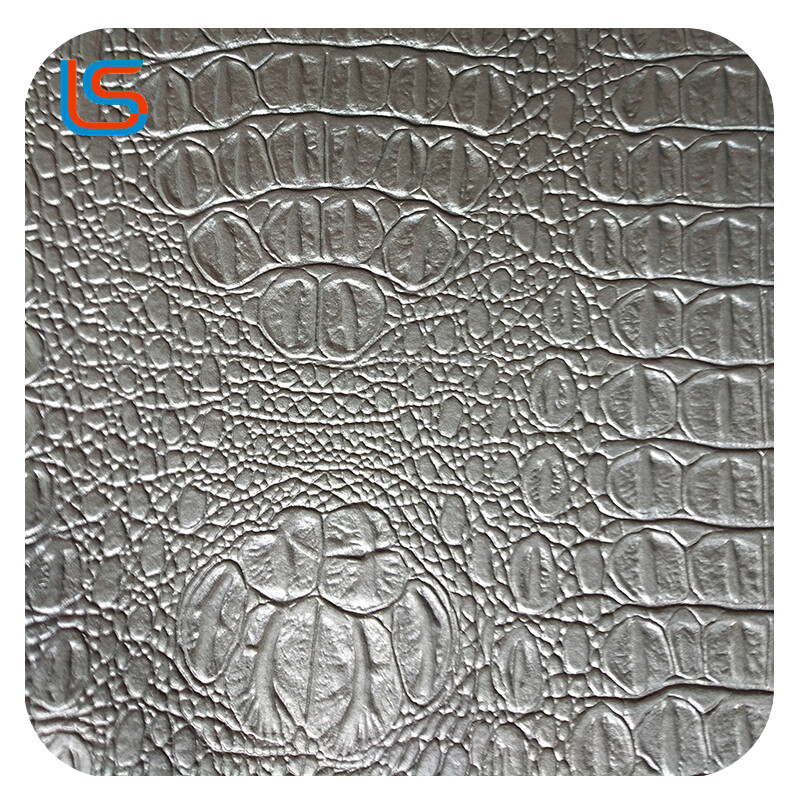 HD#DK005 Premium PVC Faux Leather for Decoration & Bags - Crocodile Pattern, Luxurious & Durable