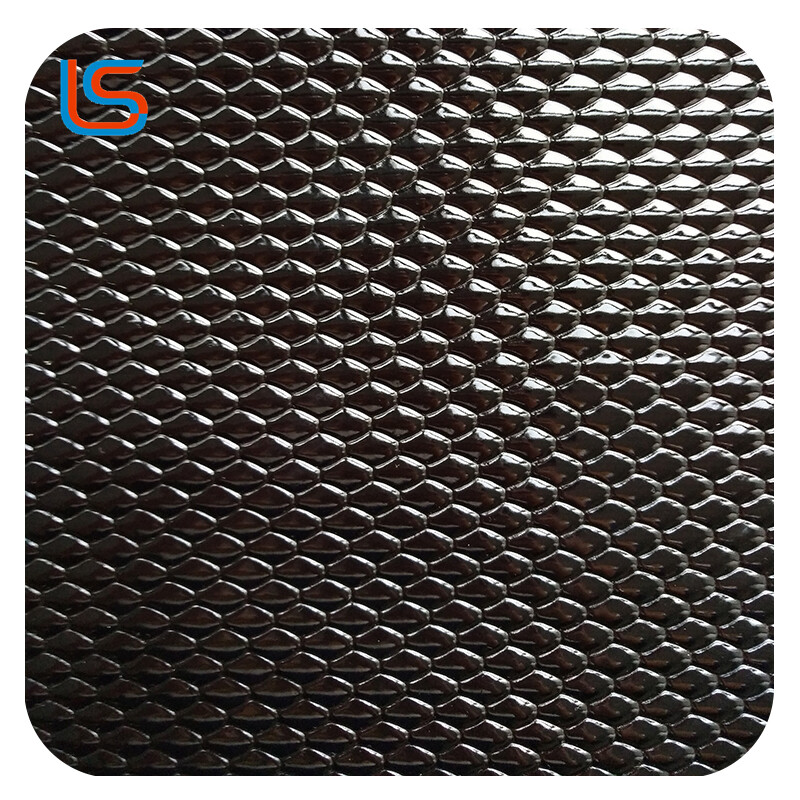 HD#GG001&002-High-Gloss Leather with Non-Woven Backing – Bubble, Snake Scale & Crocodile Textures