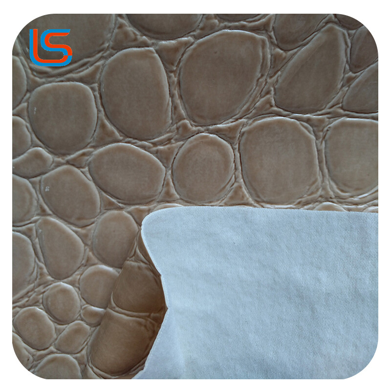 HD#GG001&002-High-Gloss Leather with Non-Woven Backing – Bubble, Snake Scale & Crocodile Textures