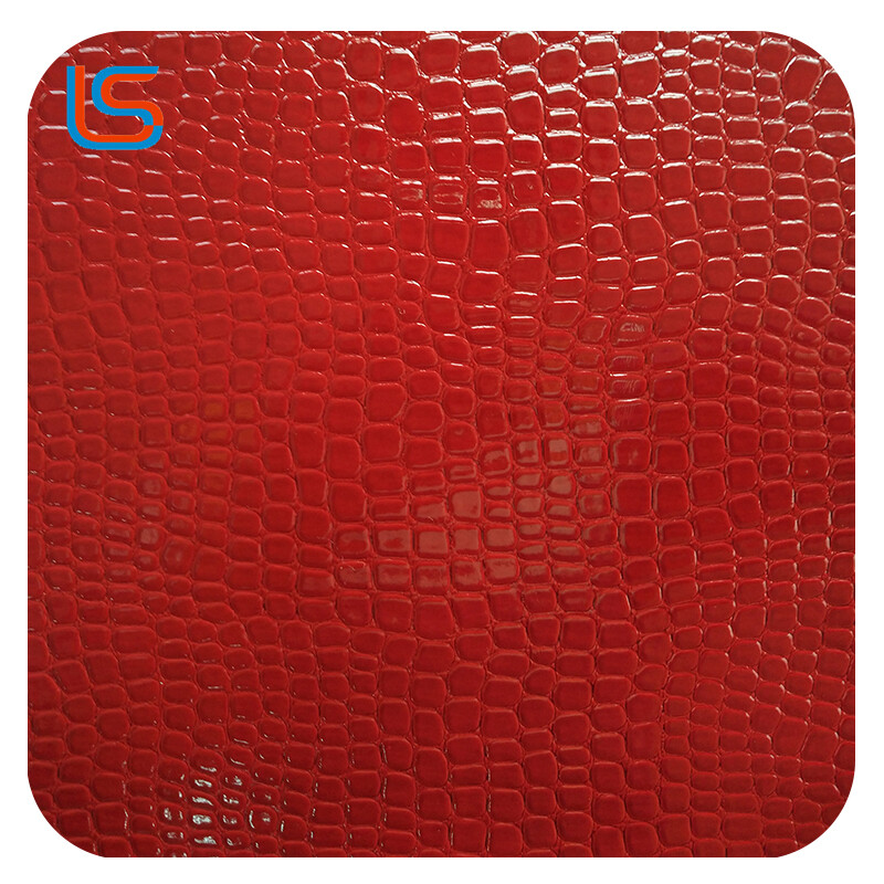 HD#GG003-Eco-Friendly High-Gloss Handbag Leather – Imitation Stitching & Crocodile Textures