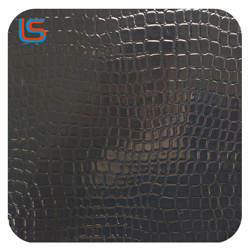 HD#GG003-Eco-Friendly High-Gloss Handbag Leather – Imitation Stitching & Crocodile Textures