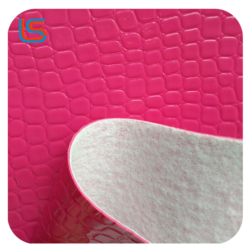 HD#GG003-Eco-Friendly High-Gloss Handbag Leather – Imitation Stitching & Crocodile Textures