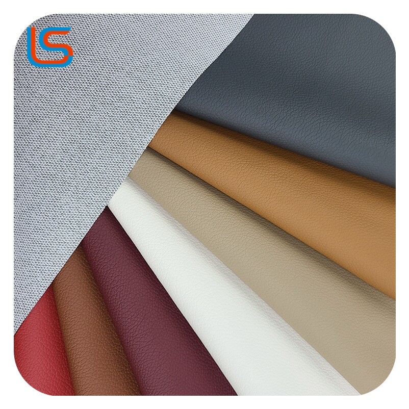 HDA#ZK137 0.8MM PVC Artificial Leather with Fish Scale Backing - Baby Skin Texture Surface, Soft Elastic Handfeel for Infant Products & Luxury Upholstery