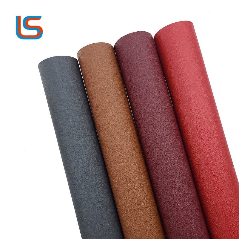 HDA#ZK137 0.8MM PVC Artificial Leather with Fish Scale Backing - Baby Skin Texture Surface, Soft Elastic Handfeel for Infant Products & Luxury Upholstery