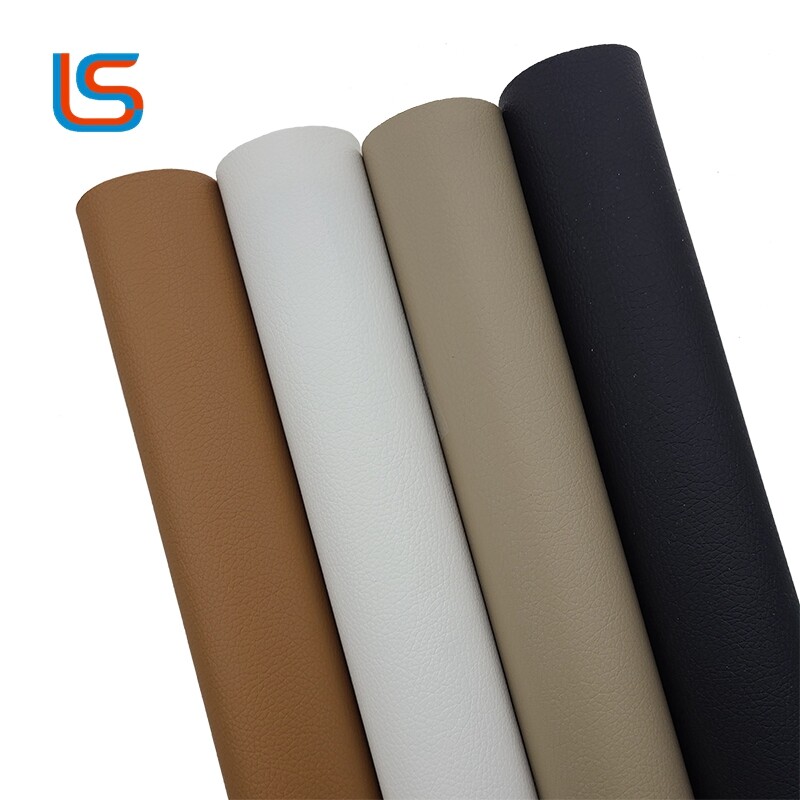 HDA#ZK137 0.8MM PVC Artificial Leather with Fish Scale Backing - Baby Skin Texture Surface, Soft Elastic Handfeel for Infant Products & Luxury Upholstery