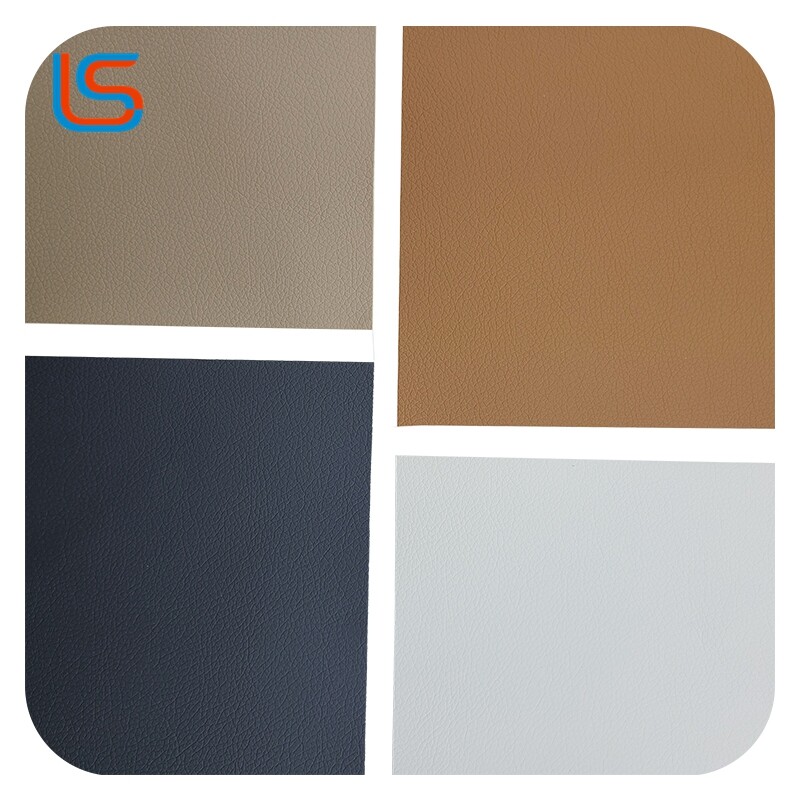 HDA#ZK137 0.8MM PVC Artificial Leather with Fish Scale Backing - Baby Skin Texture Surface, Soft Elastic Handfeel for Infant Products & Luxury Upholstery