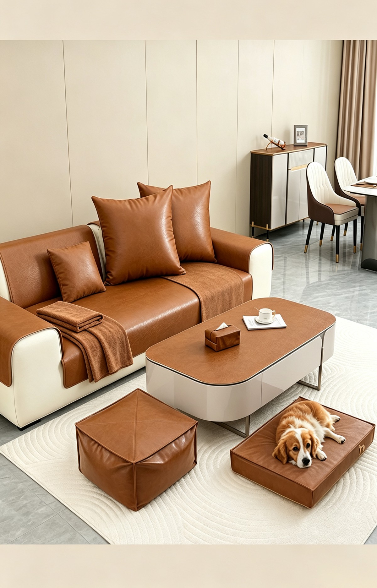 皮制品一期 (4) Artificial Leather Products Phase 1 — Upholstered Table Mats & Seat Cushions