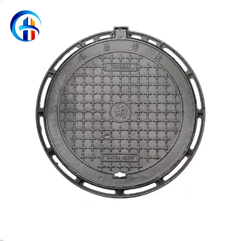 En 124 Ductile Iron 700mm Round Manhole Cover Cast Iron Well Manhole Cover Durable Casting Services Product