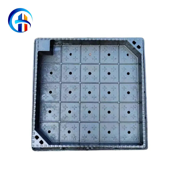EN124 1000mm Square SMC Composite Poly Resin Manhole Cover Telecom And Well Covers Suppliers