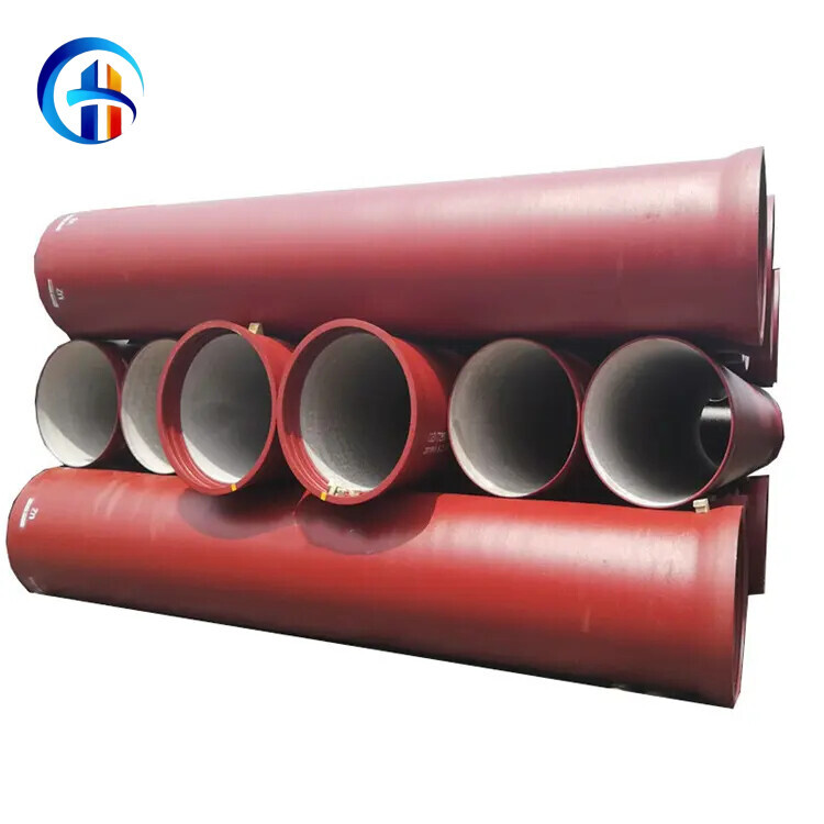 200mm 300mm 350mm 400mm Ductile Iron Pipe ISO2531 En545 En598 Class K7 K8 K9 Water Pressure Ductile Iron Pipe Fitting