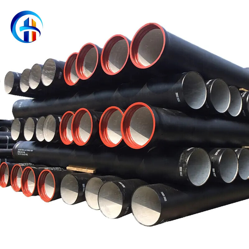 Wholesale Astm K7 K8 K9 100mm 200 250mm Dn125 Dn2200 Dn500 Dn 600 C40 Dn800 4 Inch Black Cast Ductile Iron Water Pipe Price