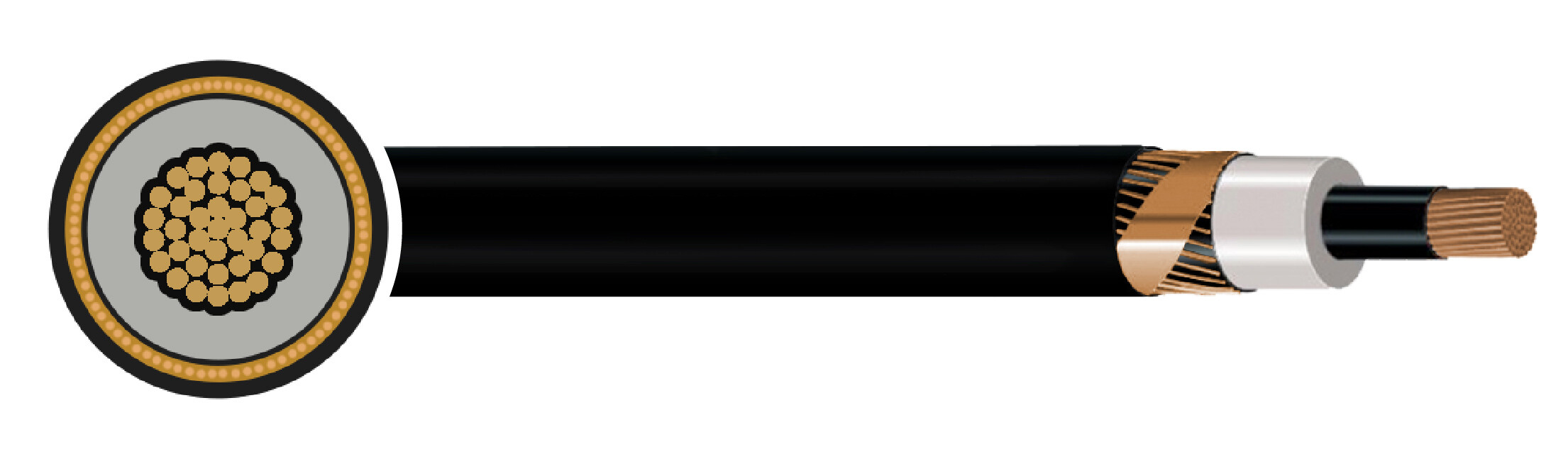 BS7870 Single Core Service Cable 33kV - XLPE, MDPE - 70mm to 630mm