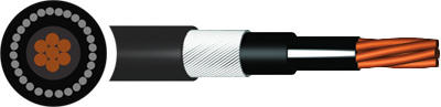 6941X Single Core Cathodic Protection Cable - BS5467, XLPE, SWA, PVC - 6mm to 185mm