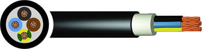 NYYJ Mains & Control Cable - Non-Armoured, PVC - 1.5mm to 16mm