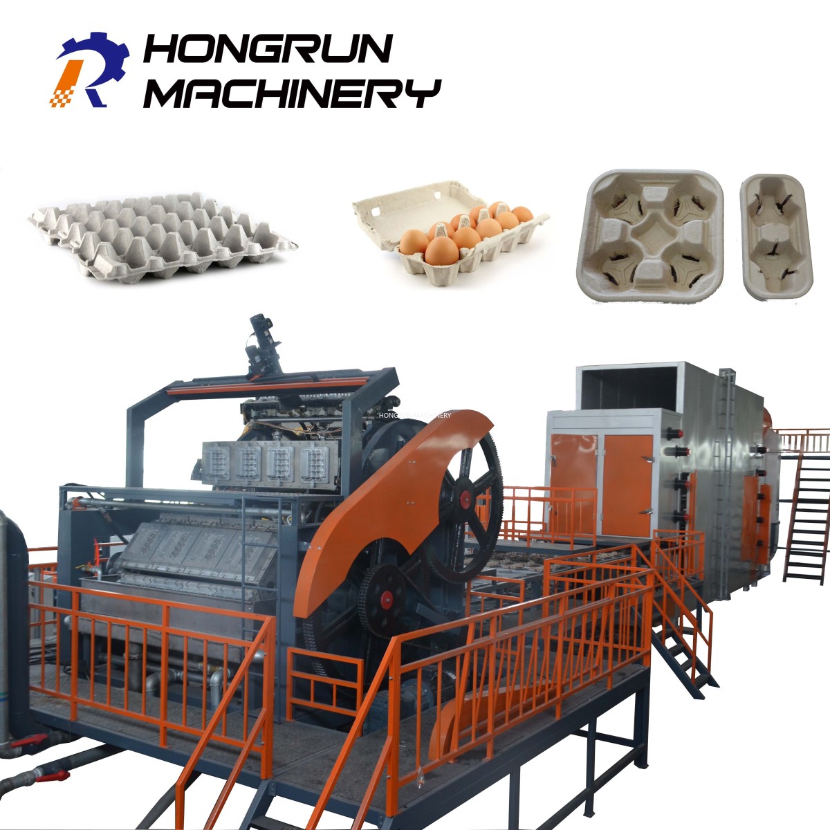 Double rotary egg tray machine Double rotary egg tray machine