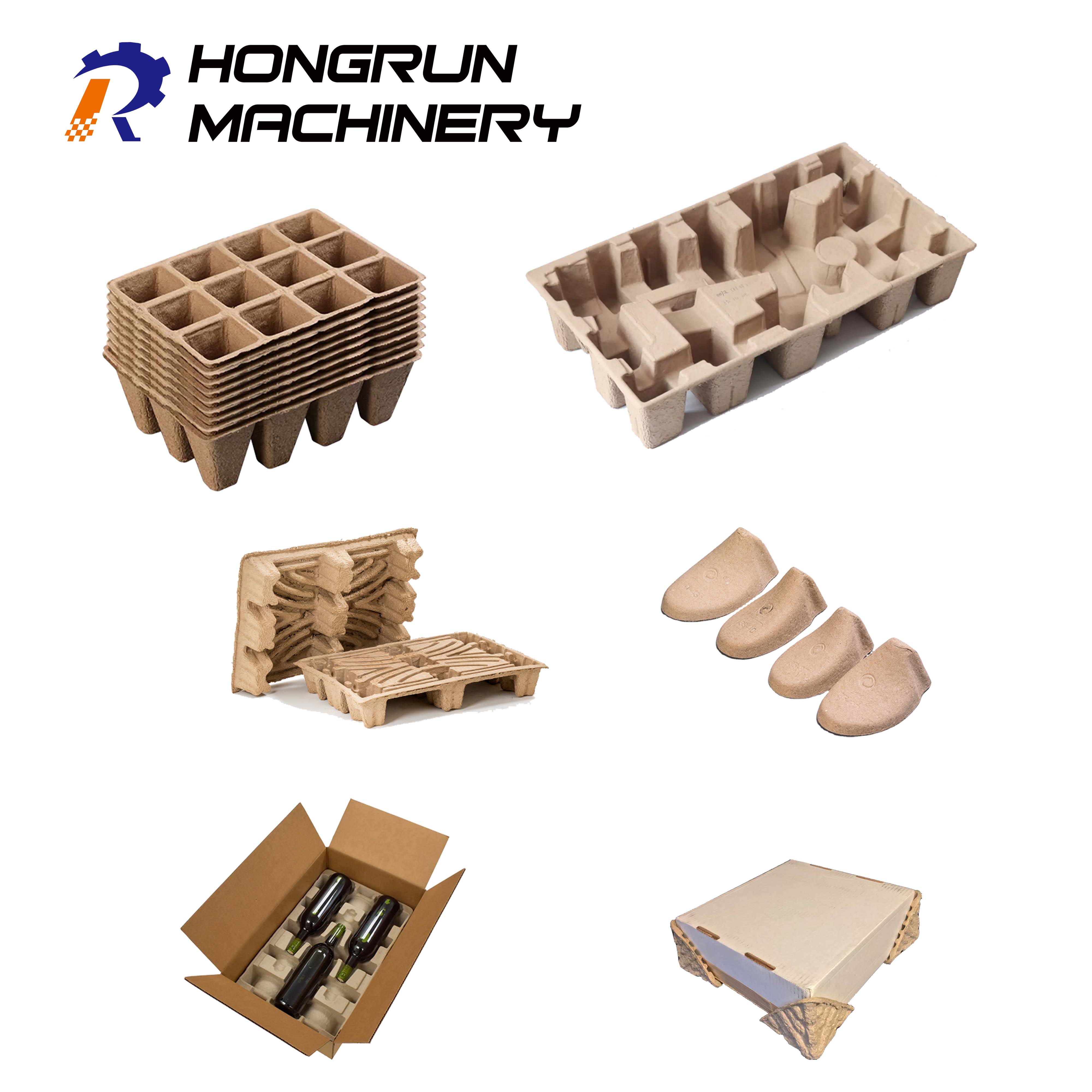 Emballage industriel en pâte à papier