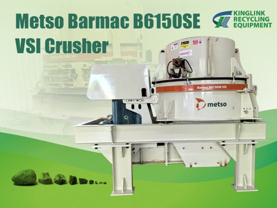 Kinglink Successfully Delivers used VSI crusher to Sweden
