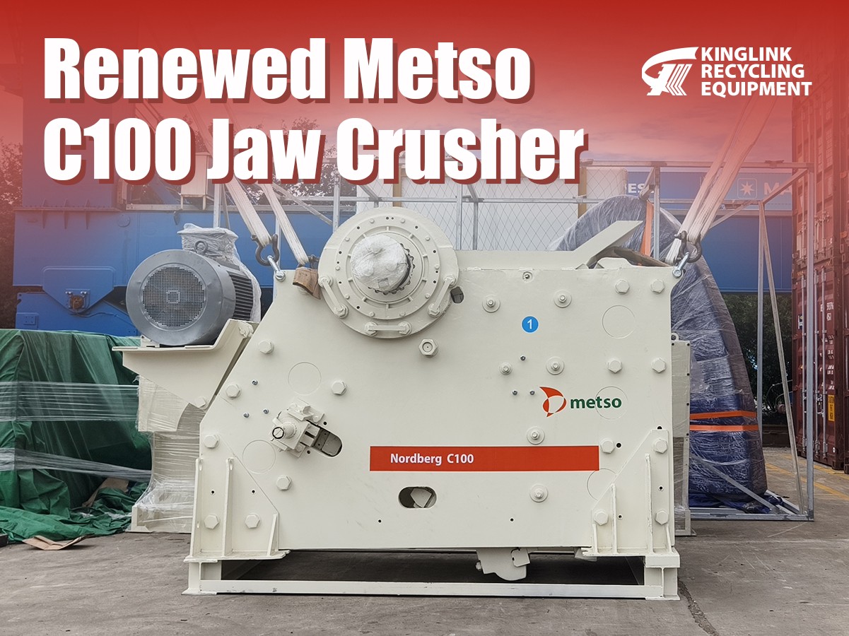 Kinglink successfully shipped a used jaw crusher to Brazil 