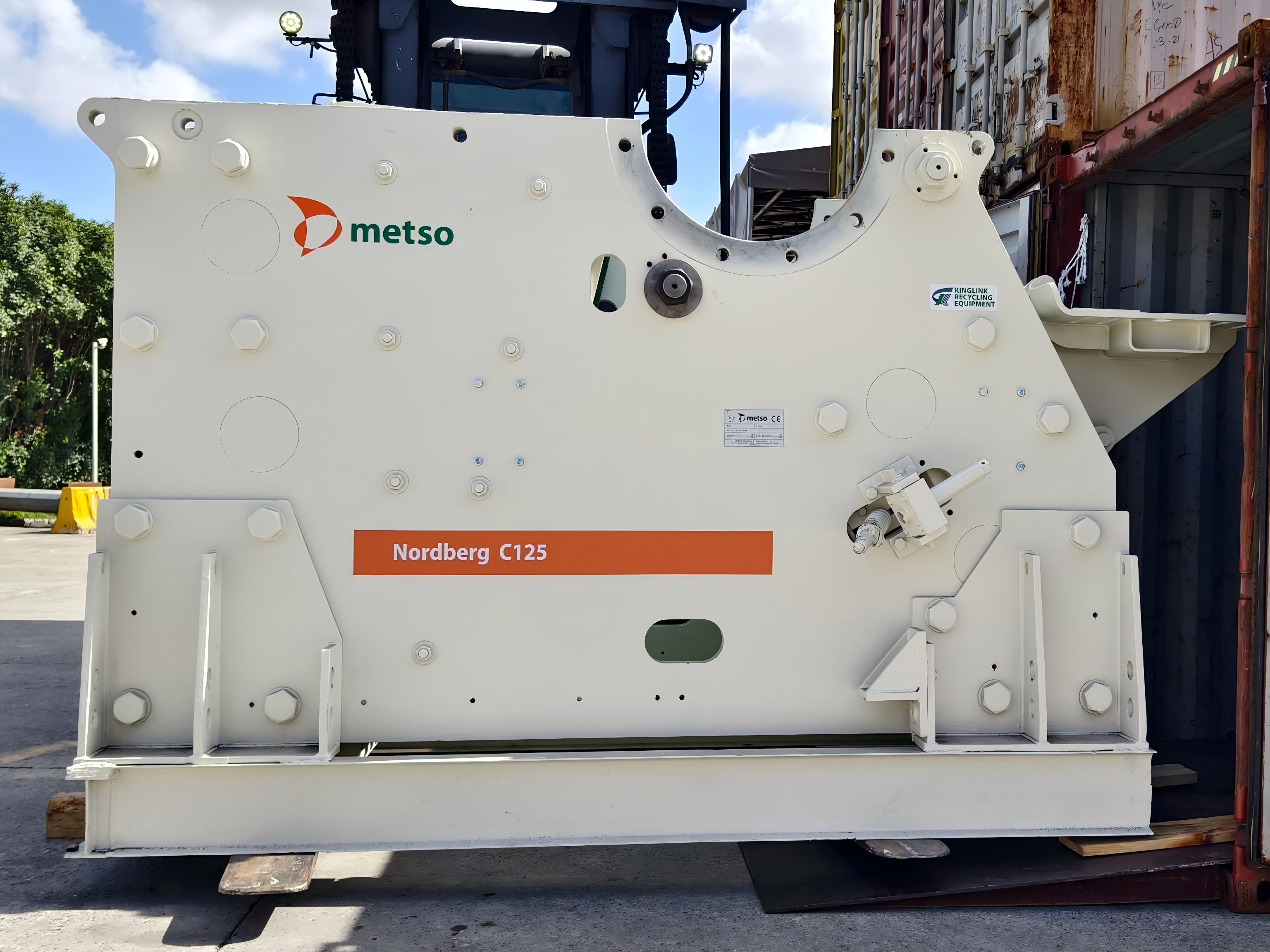 Renewed Metso Nordberg C125 Jaw Crusher