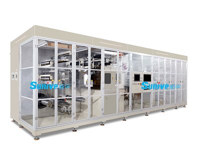 Multi-tabs Electrode die cutting and slitting machine