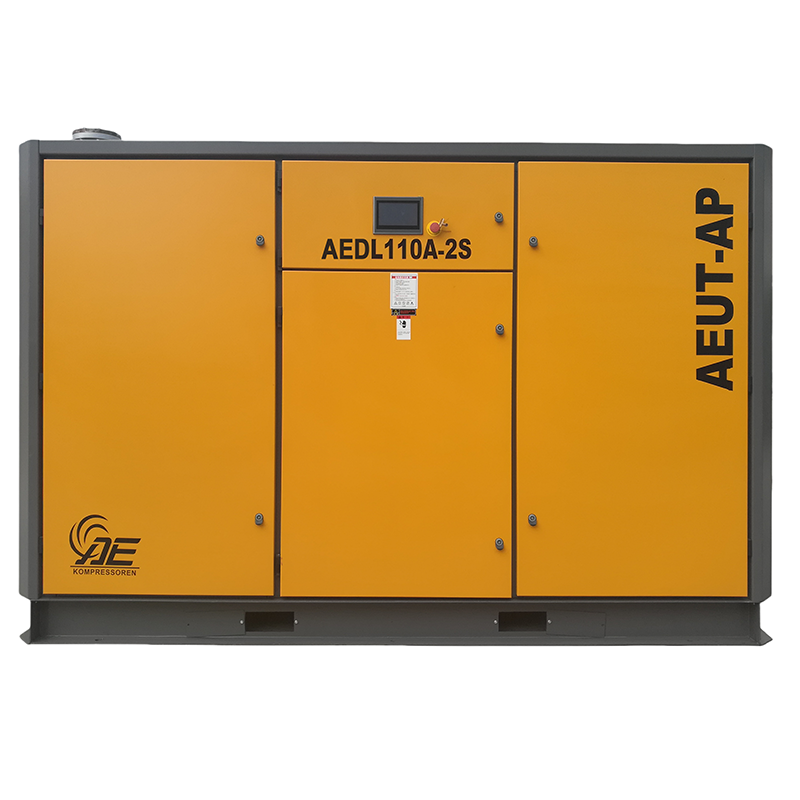 Two Stages Screw Air Compressors Low Power Consumption 