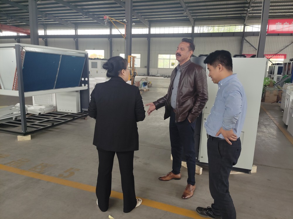 Pakistani Customer for Insightful Tour of Darko Factory Industrial Chiller Production