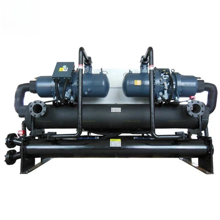 Two Compressor Water Chiller For High Capacity Industrial Cooling System