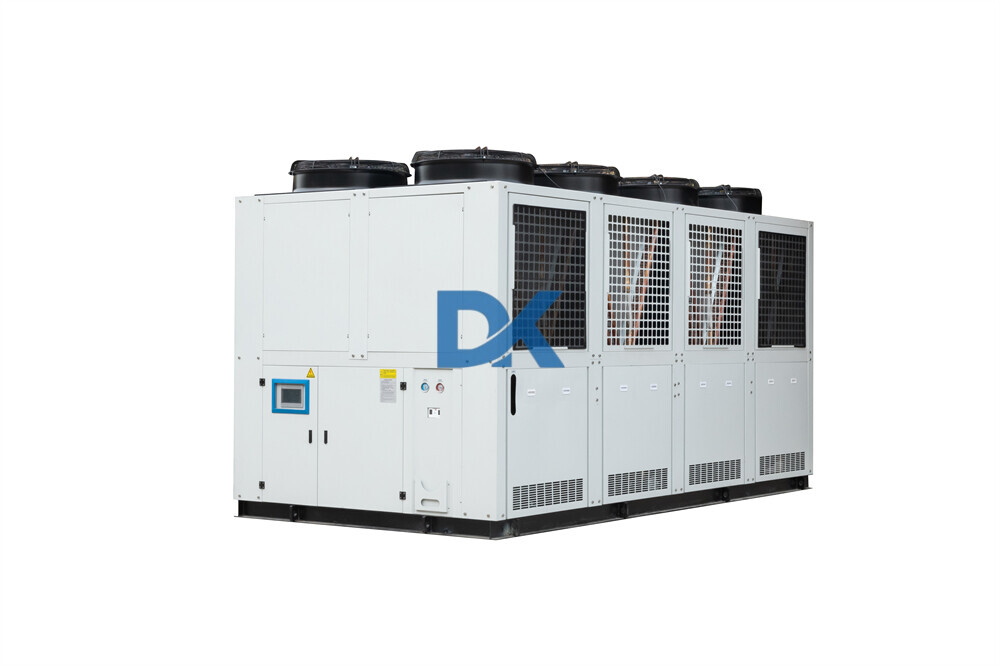 20TR to 150TR Air Cooled Industrial Chiller With Screw Type Compressors