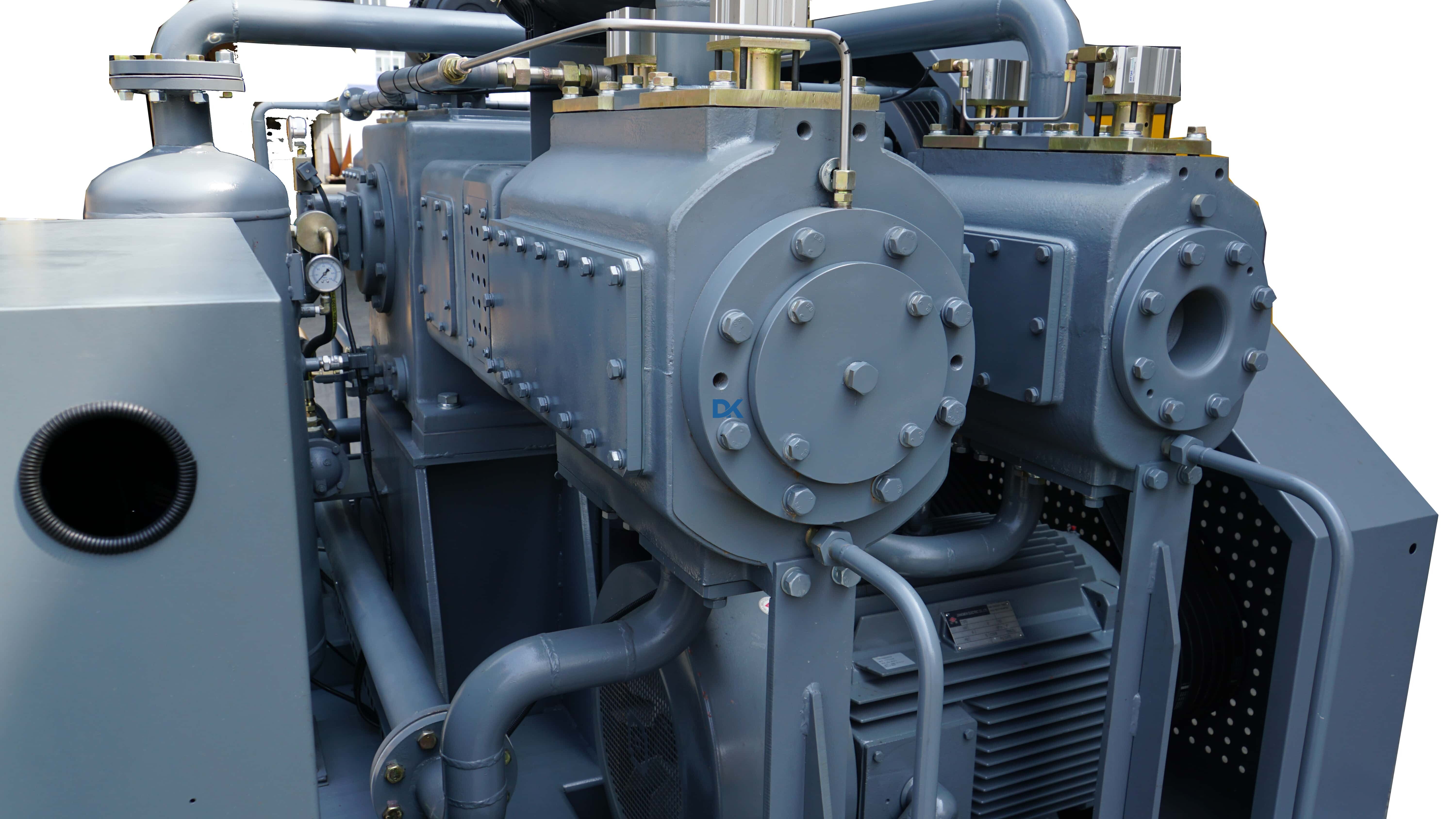 Absolute Pressure Oil-free Midium And High Pressure Air Compressor 30 bar 40 bar For Bottle Production 