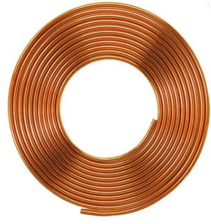 Copper Straight Tube 118 -158 Copper pipe hard temper drawn tubes Refrigeration ASTM