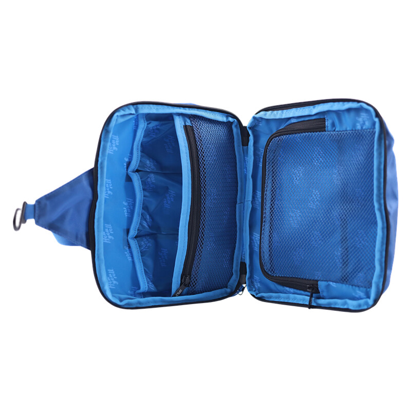 Hanging toiletry bag