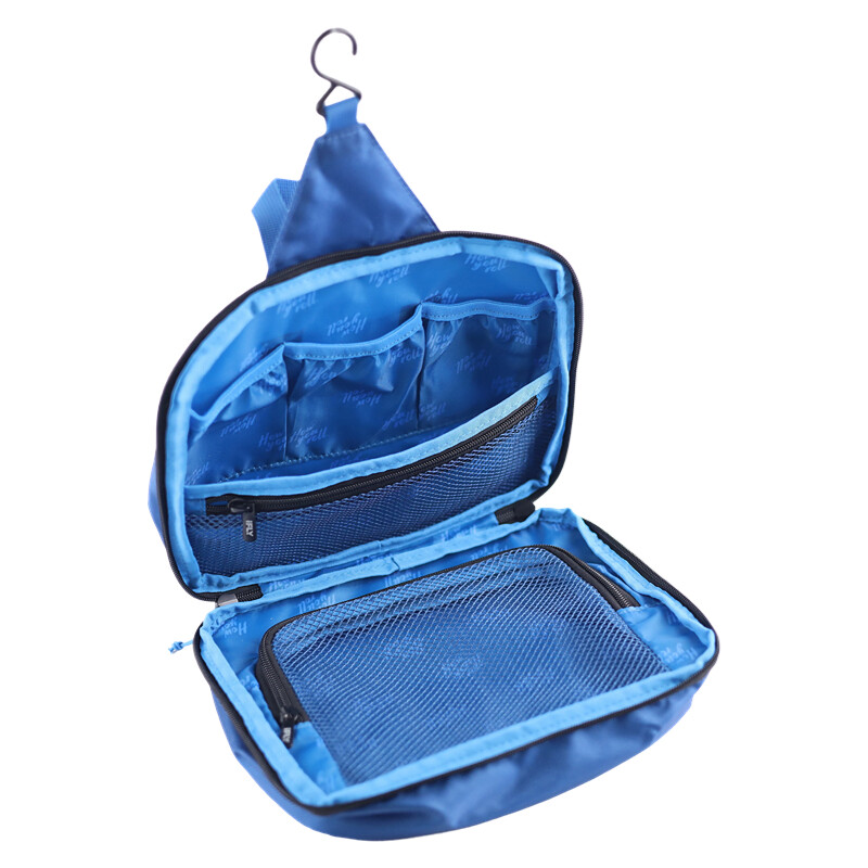 Hanging toiletry bag