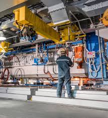 Long product continuous casting machine