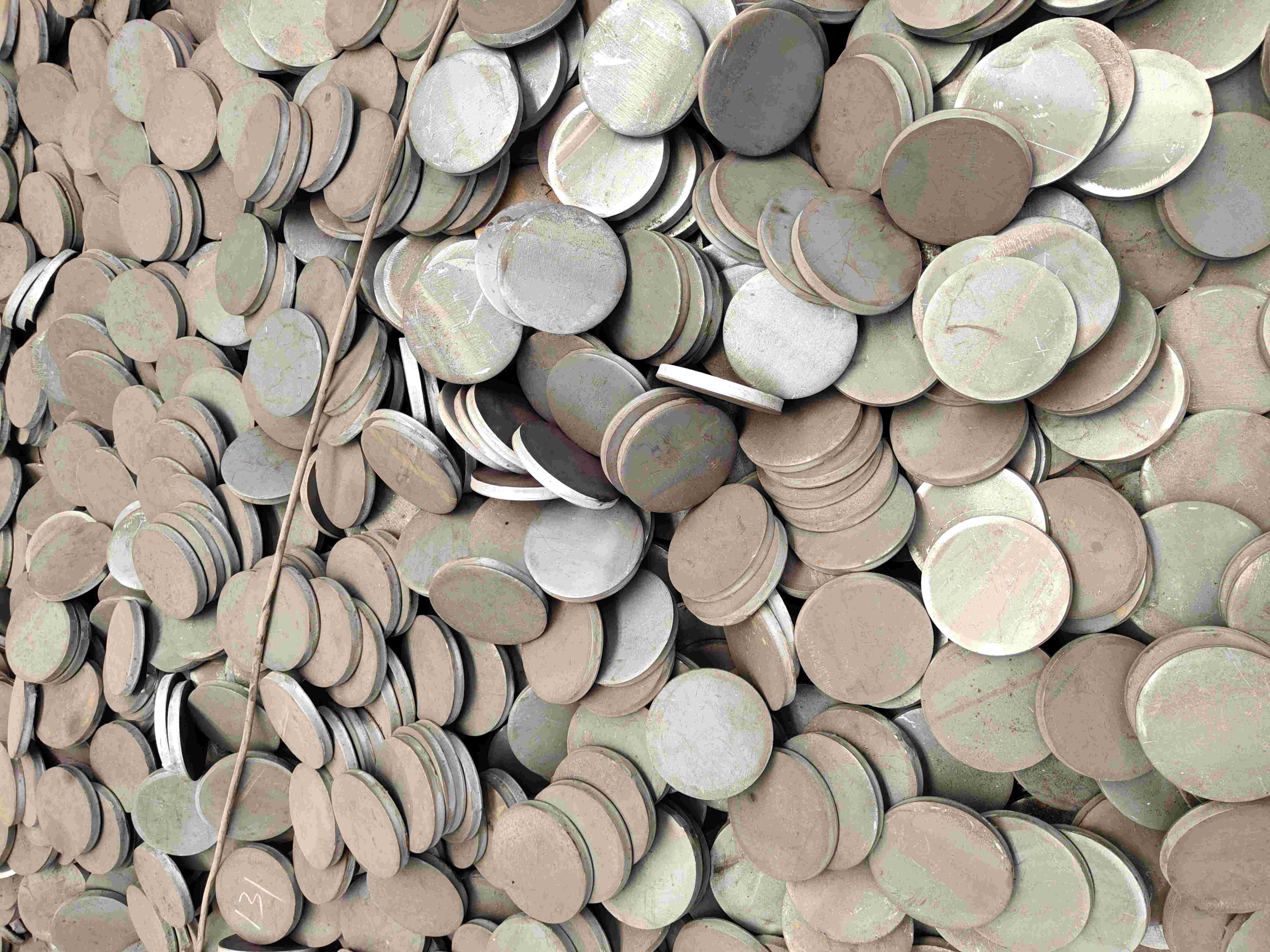 Stamping flange flange blank