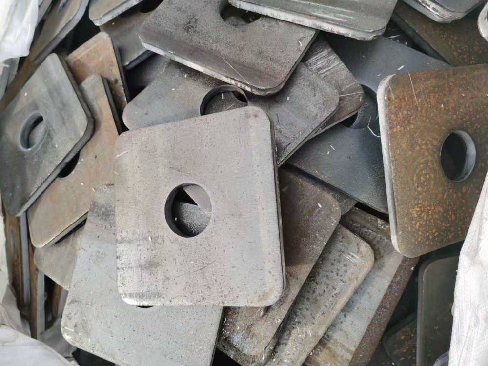 Stamping flange flange blank