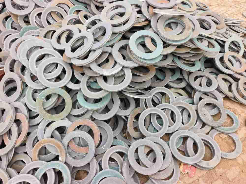 Stamping flange flange blank