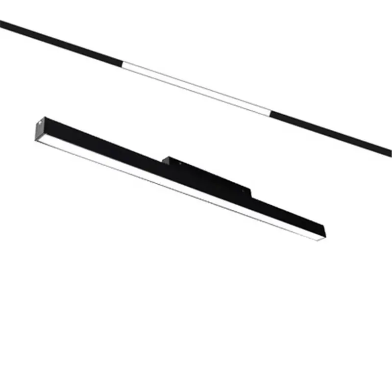 LED Track Light DC48V Embedded Track Magnet SMD Intelligent Dimmable Lighting Track Magnetic Built-in LED Profile Track Light